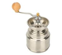 Acouto Moulin à café Manuel en Acier Inoxydable, en Bois Massif, pour Faire du café, Durable, Fiable, Beau Acier Inoxydable PREMIUM et Non en Bois