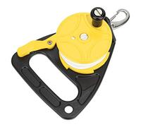Acouto Moulinet de Plongée Sous-marine de 150 Pieds avec Butée de Pouce, Bobines Portables de 46 M, Bobine de Doigt Sous-marine à Double extrémité, Bouton-pression pour épave, Grotte, SMB, Ancre de