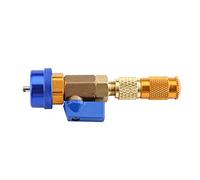 Acouto Outil de Retrait de Clapet R134a R12 CR-206, Coupleur Basse Pression fermé avec Raccord Rapide à Gaz Réglable pour Réparation côté Basse Pression AC, Changeur de Système de