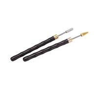 Acouto Outils en Cuir Stylos, Bois de Santal en Acier Inoxydable Rouleaux de Peinture pour Bord Supérieur du Cuir Ceinture Rouleaux de Teinture pour Peinture à l'huile pour la Fabrication de