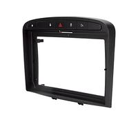 Acouto Panneau de Tableau de Bord de Cadre Stéréo de Voiture 9 Pouces 2 DIN Noir de Remplacement pour 408 2013, l'ancien Remplacement de 2013 Est-il Bon pour Le Cadre Stéréo de Voiture 408, de