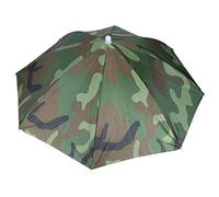 Acouto Parapluie du Chapeau de Pêche Chapeau de pour l'activité Extérieure de Randonnée Parapluie, Léger Pliable Durable, pour Toutes les Tailles de Tête