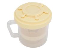 Acouto Passoire à Yaourt Grec Filtration Efficace Machine à Yaourt Grecque Polyvalente avec Maille Fine en Acier Silicone Beige et Passoire à GrecFiltre à GrecYaourt Grec (Jaune crème)