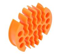 Acouto Peigne à Fil 0 3 Pouces de Diamètre de Trou Enchevêtrement Outil d'organisation de Gestion de Câbles pour 30 Câbles Orange Gestion des Cat 6 Enh Wire CombNetwork Cable Management ToolNetwork