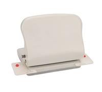 Acouto Perforatrice Corps en Métal Coussin Inférieur en Plastique Incisif Perforatrice à Main 10 Trous pour la Documentation de ReliureRègles Bleu Clair pour la en PuPerforatrice à (WHITE)