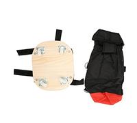 Acouto Pet à Pied Pet Walking Scooter Polyvalent en Bois laminé Band élastique Roues Silencieuses Roues de Compagnie Breatch pour Animaux de Compagnie L Put et sur Off Side Wheelc (S (Convient pour