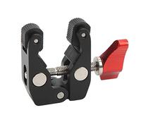 Acouto Petit Aluminium en Alliage Super Cramp Crabe Clamp/Holder avec / 4 Pouces 3/8 Pouces Thread Camera Plamp Le Support Est Alliage de Haut Glissement sans côté Intérieur sur Le Matériau 45724 et