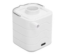 Acouto Petite Pompe avec Lumière LED Diverses Buses 1600 MAh Type C Rechargeable Petit Gonfleur Dégonfleur pour Matelas Natation Jouet Gonflable Petite Pompe Pratique et y