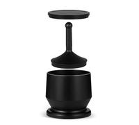 Acouto Pièces de Machine à café en Alliage d'aluminium Shaker Aveugle Tasse Doseuse Outil de Distribution de café Professionnel avec Anneau de Dosage pour Broyeurs Portafilter Verser sur le (51-54mm)