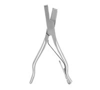 Acouto Pigne Ear Notcher en Acier Inoxydable en Forme d'oreille en Forme d'oreille en ' en de Tube avec Ressort de Serrage intégré pour la Gestion du Bétail 'Identification des Porcs (Notcher de