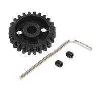 Acouto Pignon 24T Mod 1 Arbre de 5mm avec clé à Vis pour LOSI 1/10 Lasernut U4 Tenacity Véhicule Tout-terrain Résistance du Matériau qualité Résistante et Engrenage en Acier Usure Pignon de Bonne