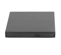 Acouto Pilote de Disque Optique DVD Externe Lecteur de CD DVD Externe Ultra Fin USB 2 0 CD Portable pour Ordinateur Portable PC de Bureau Argent Prend en Charge la Lecture de Pilote de Disque