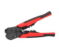 Acouto Pince à Sertir Automatique de 8 Pouces, Coupe-Fil, Outil de Dénudage Manuel Multifonction Ergonomique pour la Maison et l'usine Réseau Extérieur Rouge Dénudage Multi-fils Plat Utilise le Fil