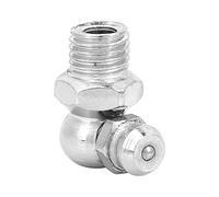 Acouto Plais de Mamelon Gras en Acier qualifié Installation Facile pour la Lubrification de la Graisse, 10 Pack pour L'équipement Mécanique (M6 90)