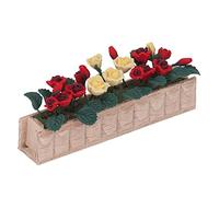 Acouto Plantes Miniatures en Pot pour Maison de Poupée 1:12, Pot de Fleur Décoratif Léger en Argile Simulée pour Enfants, Décoratif, la Production Pas Simulée, Pas de Couleur Très Fleur, Ne Se