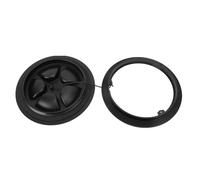 Acouto Plaque de Pont de Bateau Ronde de Type Circulaire, Couvercle Amovible pour Yacht Marin, Kayak, Excellente fiabilité, Plaque de Pont de Bateau, de de 6 Po, de Marines Rondes (Black)