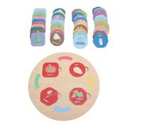 Acouto Plateau de Jouets en Bois pour Le Cycle de Vie des Tout-Petits, Activités d'apprentissage des Sciences éducatives, Jeu d'animaux Assortis, Puzzles du Cycle de Vie Nos Jouets