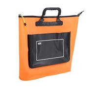 Acouto Pliage de Poisson Poitrine de Poisson B Seau de Poisson Pliant 48l EVA THIC Leakage Pocket Side POCKE (Black) (Orange)