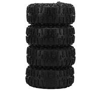 Acouto Pneus en Caoutchouc RC 4pcs. Pouces Roues de Voiture RC Grip pour Axial SCX10 D90 Crawler Lightweight Tires High Mad Tiresrc Rubber Tiresrc Rubber Welrc Car Tires1. Pouces