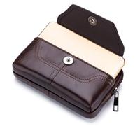 Acouto Pochette de Ceinture en Cuir pour Hommes, Sac Banane, Pochette pour Téléphone avec Passant de Ceinture, Compartiment à Fermeture éclair et Votre Matériel Bancaire, fabriqué pour Portefeuille