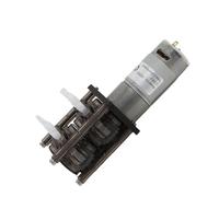 Acouto Pompe Péristaltique 2x200 Ml/min DC Moteur brossé 3 2x6 4mm Tube en Silicone Transparent Pompe Doseuse de Liquide pour Laboratoire 12V 0 85A avec une Utilisation Excessive de la Péristaltique