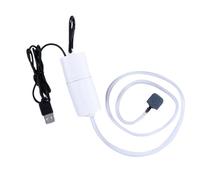 Acouto Pompe Silencieuse Mini -USB -Sauerstoff pour Une Alimentation Efficace en Oxygène dans Le Aquarium, Une Pompe à Air D'aquarium Portable pour la Pêche Depuis la Maison et la Zone Extérieure,