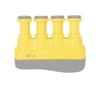 Acouto Portable Guitare Basse Piano Doigt Exerciseur Main Doigt Entraîneur Renforceur Main Entraîneur Appareil D'entraînement Outil D'entraînement Poignée Jaune Pour Les Doigts Natu Portable