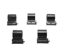 Acouto Porte-Outils E Track, Organisateurs D'Outils en Acier Robuste pour Râteaux, Pelles, Outils de Jardin, avec Tube Circulaire de 5,1 Cm de Diamètre Intérieur, pour Remorques