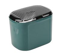 Acouto Porte-Serviettes Mural en Plastique Transparent, Grand Espace, Étanche et Anti-Éclaboussures avec Plateau Supérieur, pour Cuisine et Salle de Bain, Rangement pour Boîte de (GREEN)