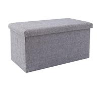 Acouto Pouf de Rangement Pliable en Tissu, Tabouret Repose-Pieds Pliable au Design Minimaliste avec Mousse à Mémoire de Forme pour la Maison ou Le Bureau, Expérience D'assise Douce (S 60ml)