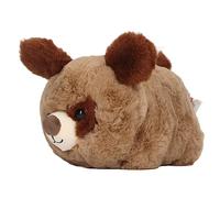 Acouto Poupée en Peluche Mignonne, Jouet en Peluche Doux et Confortable pour Adultes, Enfants, Garçons et Filles, Anniversaires, Cochon de Noël et Coton Amical, sans Danger pour le Jouet, (Chien brun)