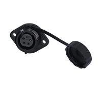 Acouto Prise de Courant d'Aviation à Bride SP16 IP68, Connecteur à Bride à Joints Bout à Bout Mâles et Femelles, 9 Cœurs , il y Aura un Niveau de sécurité pour le Connecteur de Câble d'Aviation (5