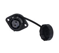 Acouto Prise de Courant d'Aviation à Bride SP16 IP68, Connecteur à Bride à Joints Bout à Bout Mâles et Femelles, 9 Cœurs , il y Aura un Niveau de sécurité pour le Connecteur de Câble d'Aviation (2