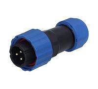 Acouto Prise de Courant d'Aviation à Bride SP16 IP68, Connecteur à Bride à Joints Bout à Bout Mâles et Femelles, 9 Cœurs , il y Aura un Niveau de sécurité pour le Connecteur de Câble d'Aviation (3