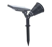 Acouto Projecteurs Solaires Extérieurs - 2pcs 7LEDs Solar Proch Light Lawn Light Sensor Lights Auto on/Off, LED Solar Landscape Lamp for Garden Patio Yard Allée (7 IPL)