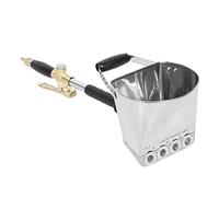 Acouto Pulvérisateur de Ciment Efficace de 46 X 18,5 X 20 Cm, Matériau en Aluminium, Fonctionnement Rapide, adapté à la Rénovation Domiciliaire, aux Grands Chantiers de Construction,