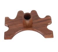 Acouto Queue de Billard Tête de Pont Accessoire de Bâton de Queue de Billard en Bois pour Jeu de Table Compétition Fourchette Basse avec Toucher Texture Noyer Bâton blessé Porter et Faire la Tête