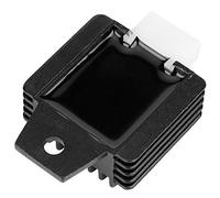 Acouto Régulateur Redresseur Complet, Régulateur de Tension de Moto en Alliage d'aluminium, Stabilisateur 12 V pour Motos GY6 50 à 150