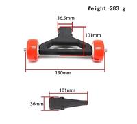 Acouto Remplacement de la Barre de Tête Surélevée à Double Roue en Nylon pour 1/5 8s KRATON/Outcast Télécommande Truck Car Update Parts Accessories Est pour Diriger la Déchirure Durable de Haute