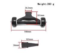 Acouto Remplacement de la Barre de Tête Surélevée à Double Roue en Nylon pour 1/5 8s KRATON/Outcast Télécommande Truck Car Update Parts Accessories Est pour Diriger la Déchirure Durable de Haute