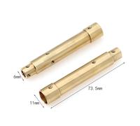 Acouto Remplacement du Tube d'Essieu Avant pour SCX10 Pro 1/10 Pièces de Mise à Niveau de Voiture Télécommandée Garantissant des Performances de Haute qualité Essieu à Distance de Haute qualité et