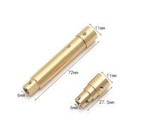 Acouto Remplacement du Tube d'Essieu Avant pour SCX10 Pro 1/10 Pièces de Mise à Niveau de Voiture Télécommandée Garantissant des Performances de Haute qualité Essieu à Distance de Haute qualité et