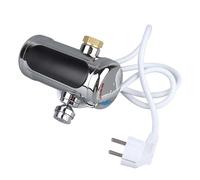 Acouto Robinet de Chauffe-Eau, Robinet d'eau Chaude Chauffant à Chauffage Rapide avec écran D'affichage LED, Buse Rotative à 360 °, Adaptée à Un Usage Domestique, en Acier Inoxydable
