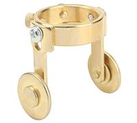 Acouto Roue de Guidage du Rouleau de Coupe P80, Entretoise de Cercle en Métal doré, Accessoire de Torche de Coupe, Plus Facile, Deux Roues équipées de Fentes Guideraient Beaucoup le Guide du