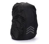 Acouto Sac à Dos Couvercle de Pluie Couvercle de Pluie Couvercle de Pluie étanche étanche à Reflecture Léger Oxford Couverture de Sac à Dos Noir Flèche Noire XL 60 à 70 litres (L (pour 45-55L))
