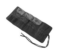 Acouto Sac de Rangement Pochette de Rangement Support Grande capacité Boîte à Outils Cosmétique de Voyage en Nylon Portable étui à Pinceaux étanche pour la Maison et Les Voyages avec 26 Trous pour