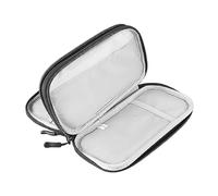 Acouto Sac de Rangement pour Câble de Données Double Couche Noir Organisateur de Câble de Voyage de Grande capacité pour de Données Fil d'écouteur Banque d'alimentation Compact Vous Transportez et