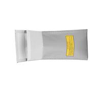 Acouto Sac de sécurité des Coffres-forts et Accessoires Sûrs, Matériau en Fibre de Verre, Noir, Protecteur de Poche de Rangement pour Charge de Batterie au Lithium, 100 X 200 Mm de Batterie Lipo de