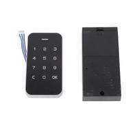 Acouto Serrure d'armoire Serrure à Carte par Mot de Passe Boutons de Déverrouillage d'armoire électronique sans clé à Induction pour Coffre en Bois Tiroir Placard Alarme Basse Tension Type-C