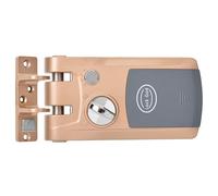 Acouto Serrure Intelligente Antivol de sécurité Domestique, Serrure sans clé avec Quatre Télécommandes, Contrôle du Système de Déverrouillage Pratique d'urgence, Mode Manuel, Déverrouillage à une